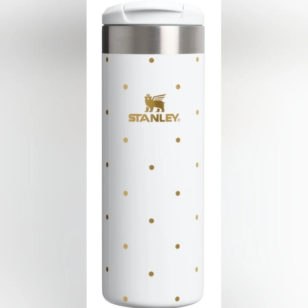Stanley 16oz Stainless Steel Aero Light Transit Bottle Frost Polka Dot NEW